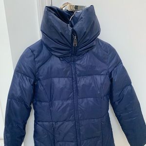 VIA SPIGA women’s XS blue puffer coat